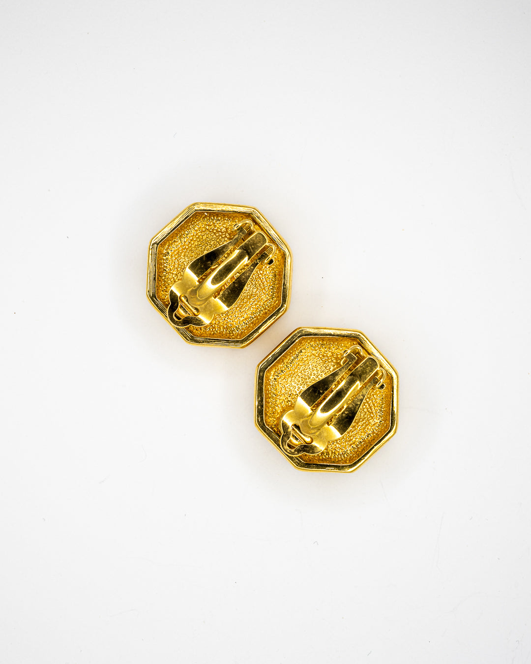 Swarovski Emerald Green Octagonal Clip-On Earrings