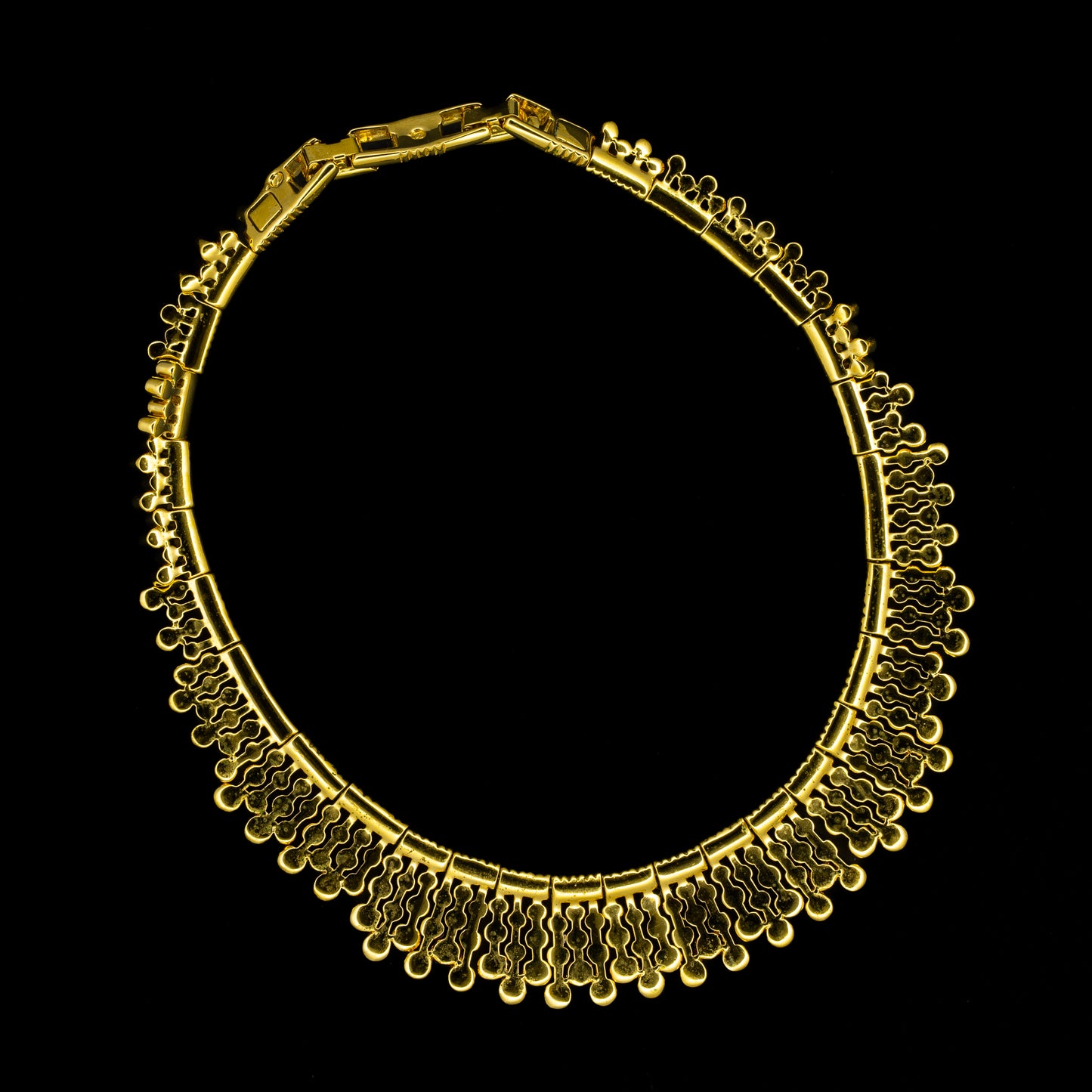 Swarovski Cascade Gold Necklace