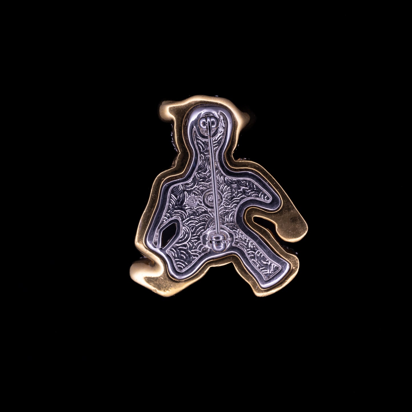 Swarovski Crystal Teddy Bear Brooch
