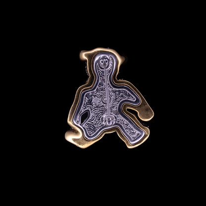 Swarovski Crystal Teddy Bear Brooch