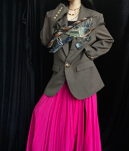 Mithridate One-of-a-Kind Embellished Blazer