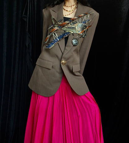Mithridate One-of-a-Kind Embellished Blazer