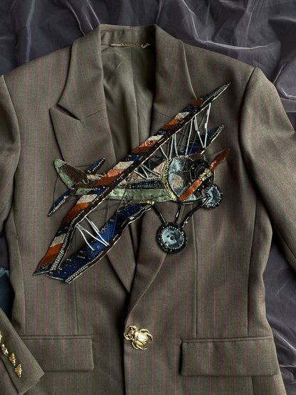 Mithridate One-of-a-Kind Embellished Blazer