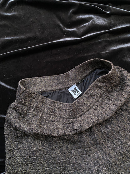 Missoni Gold & Black Lurex Knit Trousers