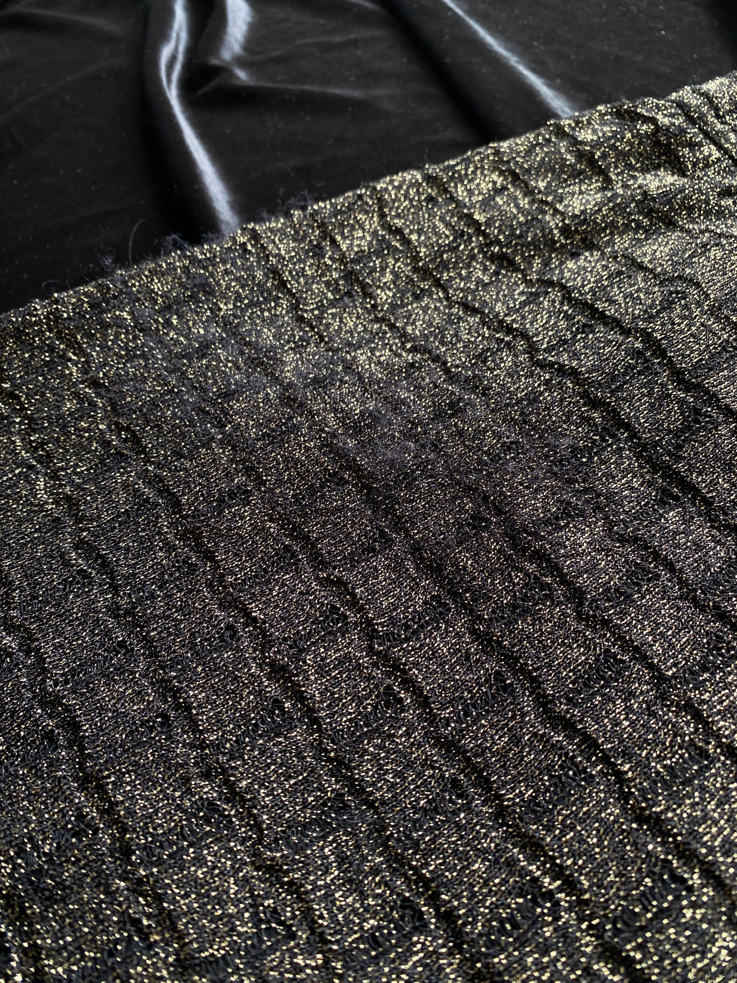 Missoni Gold & Black Lurex Knit Trousers