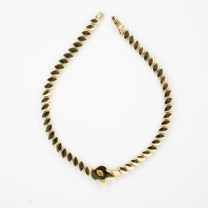 Swarovski Marquise-Cut Crystal Collar Necklace in Gold-Tone Setting