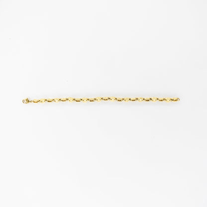 Swarovski Gold-Tone Link Bracelet with Clear Crystal Accents