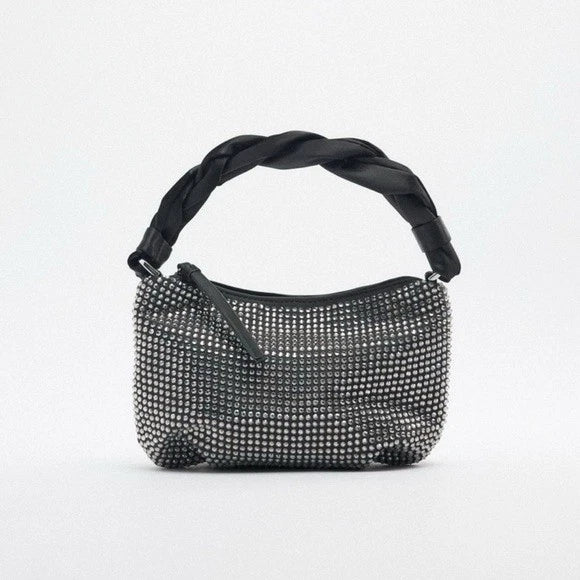 Zara Studded Shoulder Bag