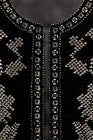 Zara Black Velvet Embroidered Jacket